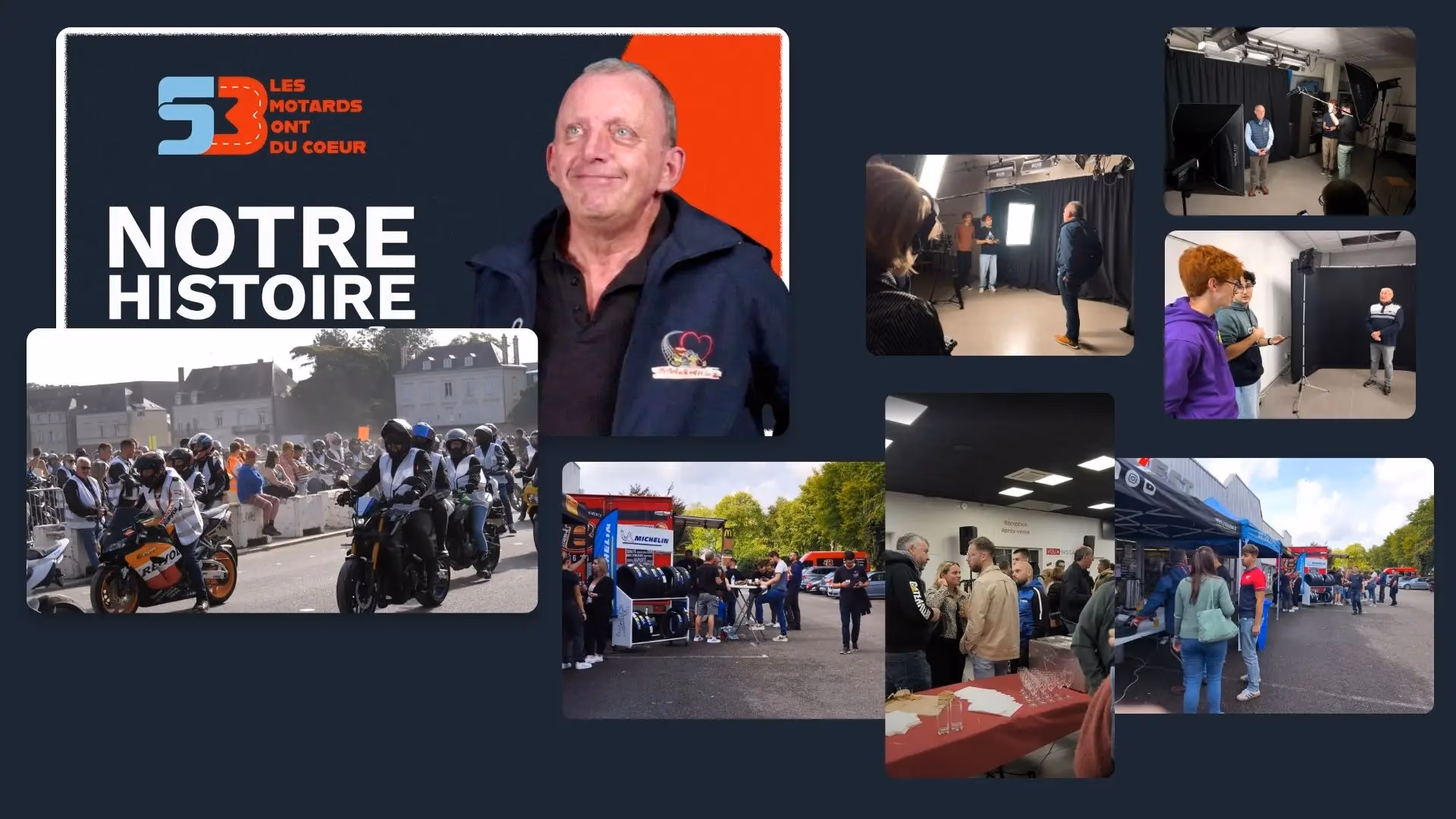 Événement caritatif Les Motards Ont du Coeur : rassemblement de motards solidaires