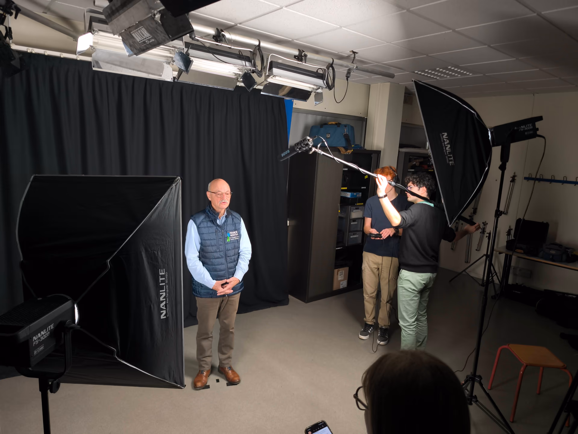 Séquence de roulage moto pour le clip promotionnel