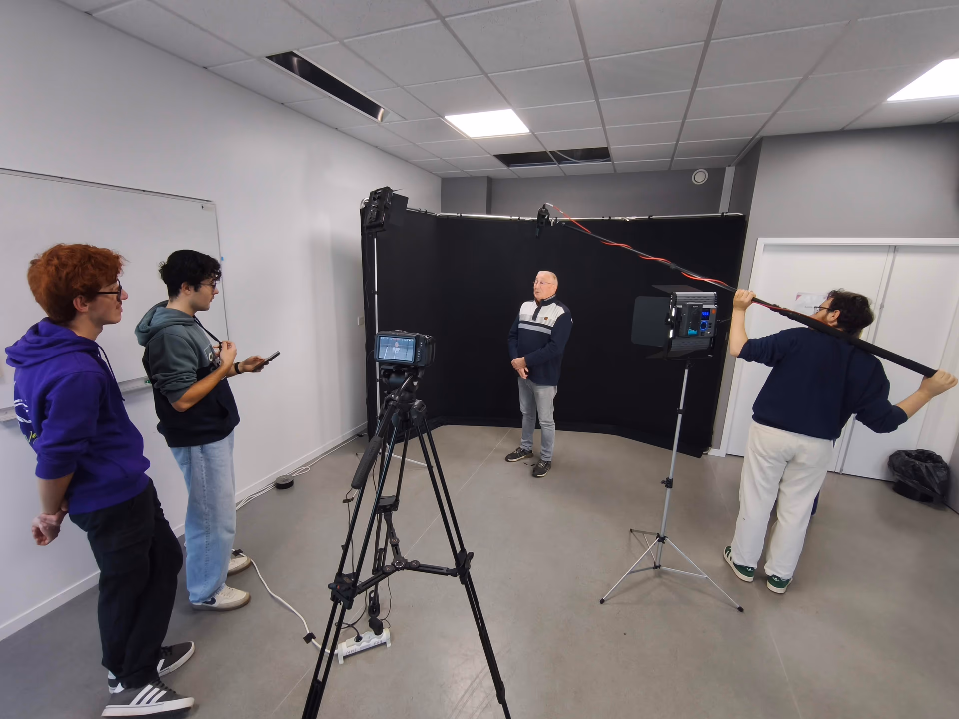 Interaction entre les motards et le public