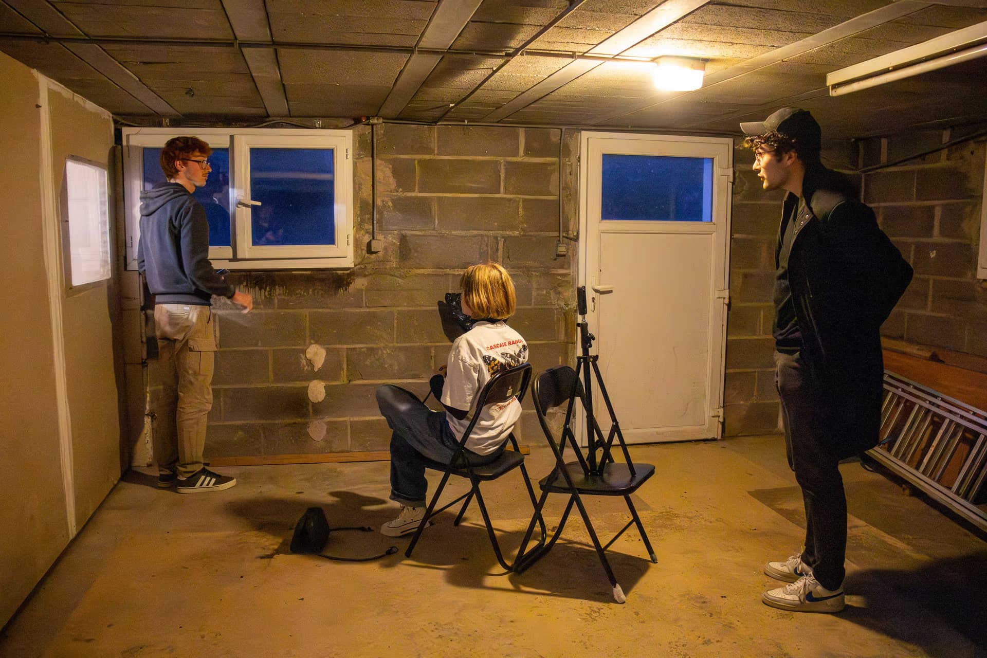 Tournage vidéo à 360 degrés dans le village de Sainte-Suzanne