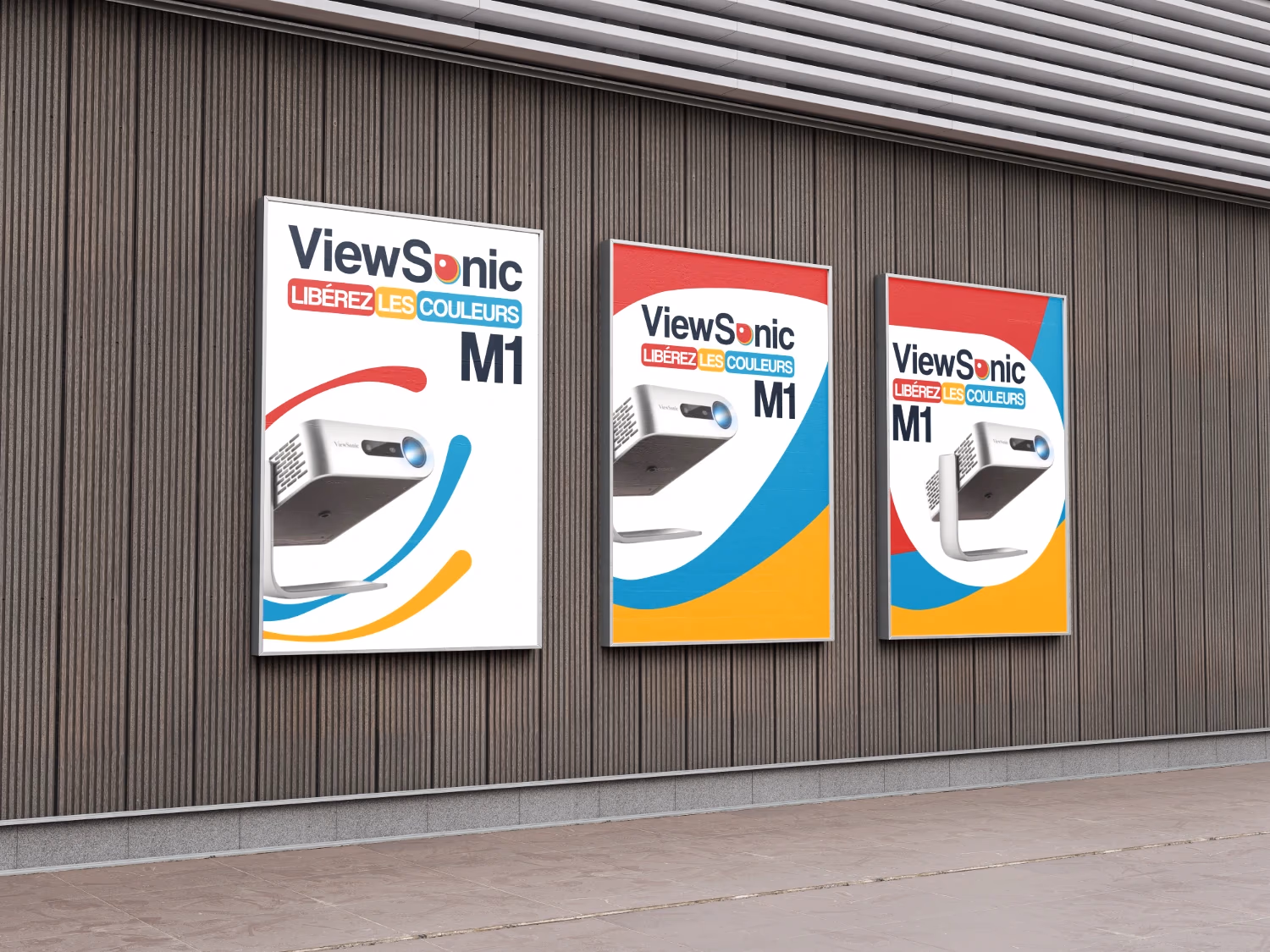 Peinture murale artistique pour Viewsonic